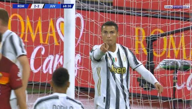 هدف كريستيانو رونالدو الثاني في مرمي روما بالدوري الايطالي