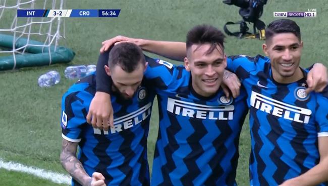 اهداف مباراة انتر ميلان وكروتوني الممتعة 6 2 الدوري الايطالي