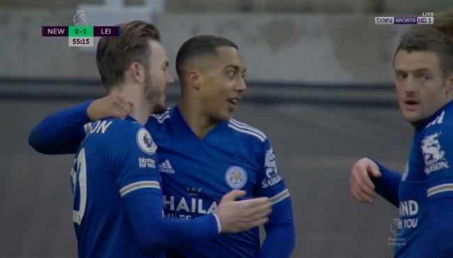 اهداف مباراة ليستر سيتي ونيوكاسل 2 1 الدوري الانجليزي