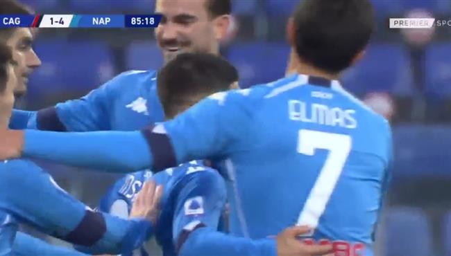 اهداف مباراة نابولي وكالياري 4 1 الدوري الايطالي