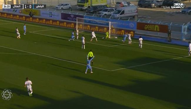 هدف تعادل الباطن مع الهلال 1 1 الدوري السعودي