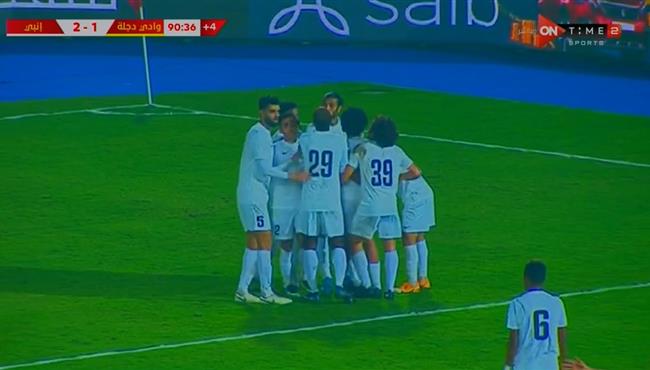 اهداف مباراة انبي ووادي دجلة 2 1 الدوري المصري
