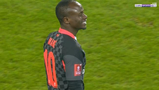 هدف ساديو ماني الاول فى مرمي استون فيلا بكاس الاتحاد الانجليزي