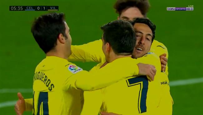 اهداف مباراة فياريال وسيلتا فيجو 4 0 الدوري الاسباني