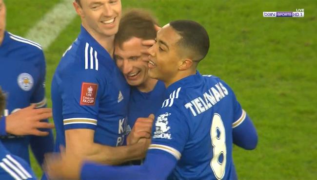 اهداف مباراة ليستر سيتي وستوك سيتي 4 0 كاس الاتحاد الانجليزي