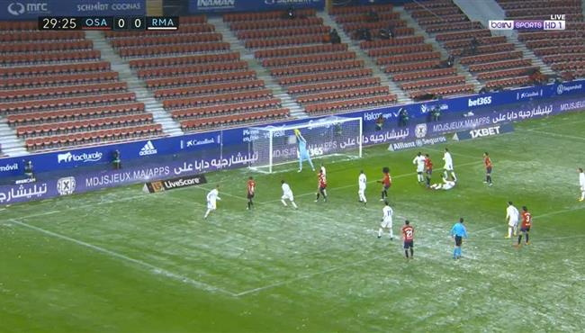 تصدي كورتوا ينقذ ريال مدريد من هدف اول لاوساسونا