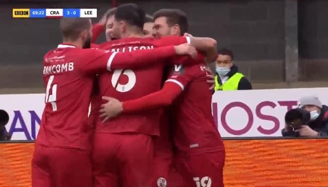 اهداف مباراة ليدز وكرولي تاون 0 3 كأس الاتحاد الانجليزي