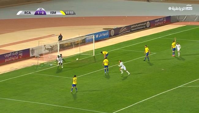 هدف الرجاء الثاني في مرمي الاسماعيلي بالبطولة العربية