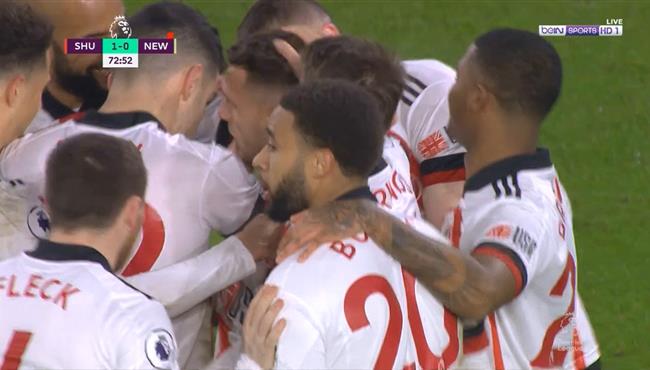 هدف فوز شيفيلد يونايتد علي نيوكاسل 1 0 الدوري الانجليزي