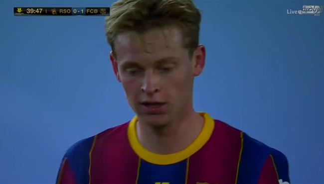 هدف برشلونة الاول فى مرمي ريال سوسيداد دي يونج