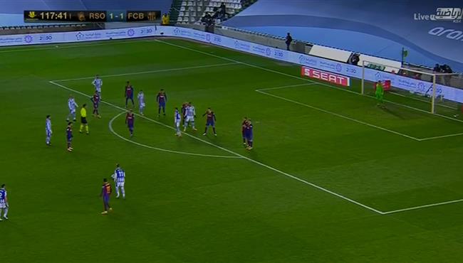 القائم يحرم عدنان يانوزاي من تسجيل هدف رائع في برشلونة