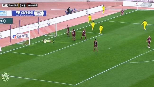 اهداف مباراة الفيصلي والقادسية 2 2 الدوري السعودي