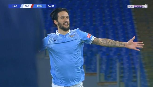 هدف لاتسيو الثالث في مرمي روما 3 0 الدوري الايطالي