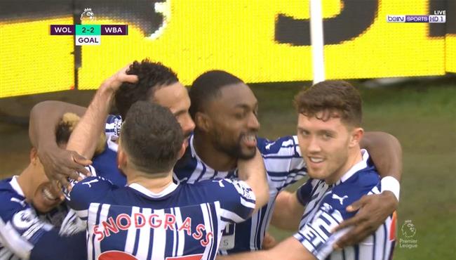 اهداف مباراة وست بروميتش وولفرهامبتون 3 2 الدوري الانجليزي