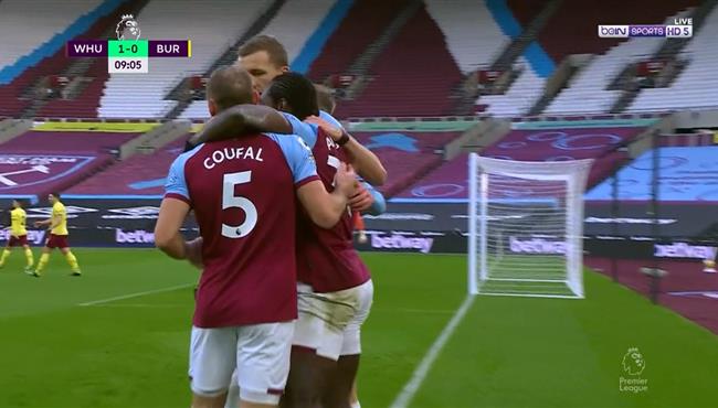 هدف فوز وست هام علي بيرنلي 1 0 الدوري الانجليزي