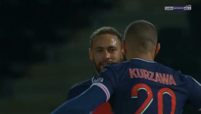 هدف فوز باريس سان جيرمان علي انجيه 1 0 الدوري الفرنسي