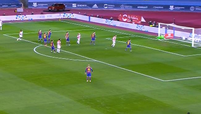 هدف اتلتيك بلباو الثالث العالمي في مرمي برشلونة ايناكي ويليامز