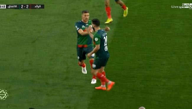 هدف تعادل الاتفاق مع الرائد بعد اسيست رائع من وليد ازارو