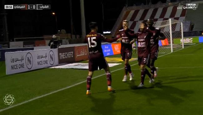 هدف الفيصلي الاول فى مرمي الشباب 1 0 الدوري السعودي