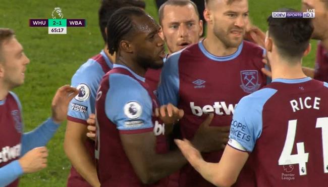 اهداف مباراة وست هام ووست بروميتش 2 1 الدوري لانجليزي