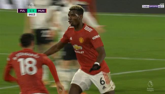 هدف بوجبا العالمي في مرمي فولهام بالدوري الانجليزي