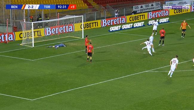 اهداف مباراة تورينو وبنيفنتو 2 2 الدوري الايطالي