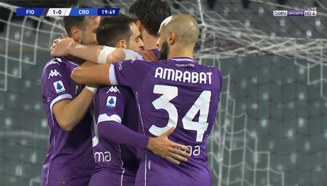 اهداف مباراة فيورنتينا وكروتوني 2 1 الدوري الايطالي