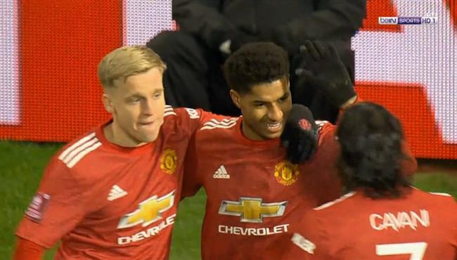 هدف مانشستر يونايتد الثاني في مرمي ليفربول راشفورد