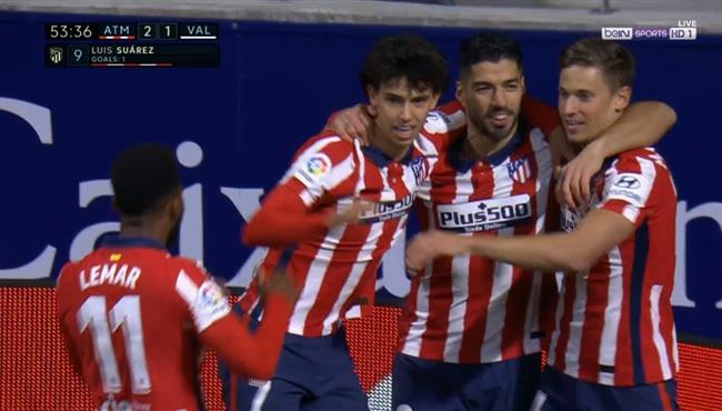 اهداف مباراة اتلتيكو مدريد وفالنسيا 3 1 الدوري الاسباني