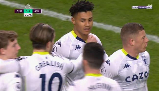 اهداف مباراة استون فيلا وبيرنلي 2 3 الدوري الانجليزي