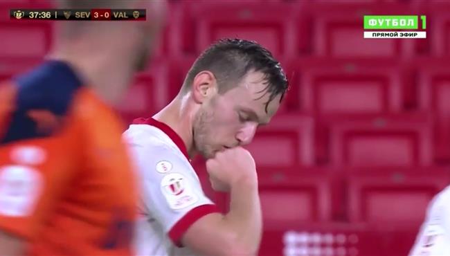 هدف راكيتيتش الرائع في مرمي فالنسيا بكاس ملك اسبانيا