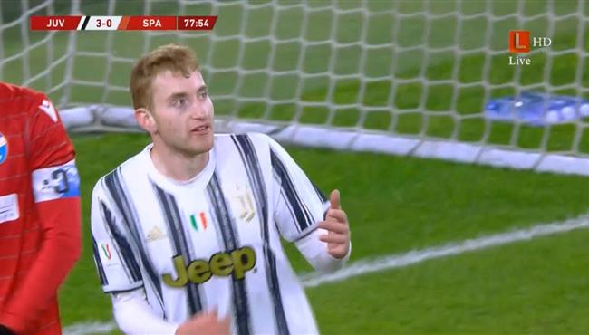 هدف يوفنتوس الثالث في مرمي سبال كولوسيفسكي