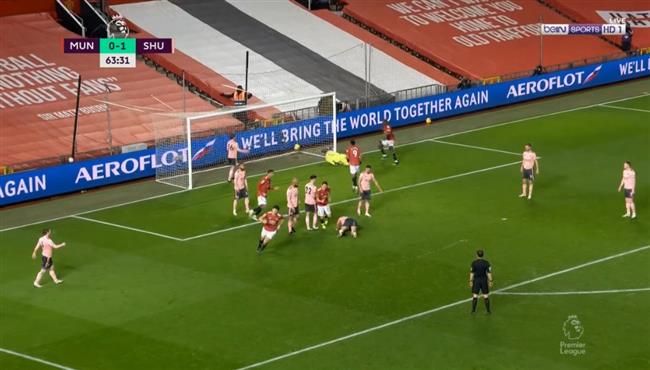 هدف تعادل مانشستر يونايتد مع شيفيلد 1 1 ماجواير