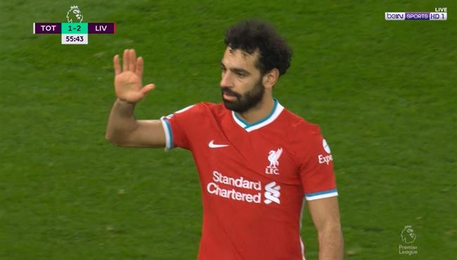 هدف محمد صلاح الصاروخي الملغي امام توتنهام