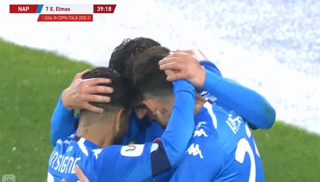 اهداف مباراة نابولي وسبيزيا 4 2 كاس ايطاليا