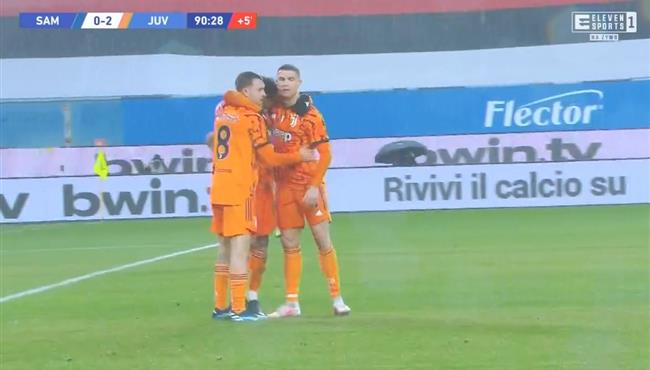 هدف يوفنتوس الثاني فى مرمي سامبدوريا رامسي