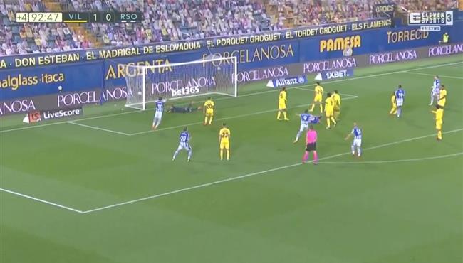 اهداف مباراة فياريال وريال سوسيداد 1 1 الدوري الاسباني