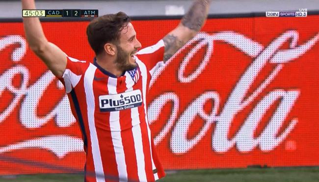 هدف ساؤول في مرمي قادش بالدوري الاسباني