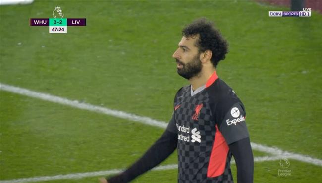 هدف محمد صلاح الثاني الرائع في مرمي وست هام