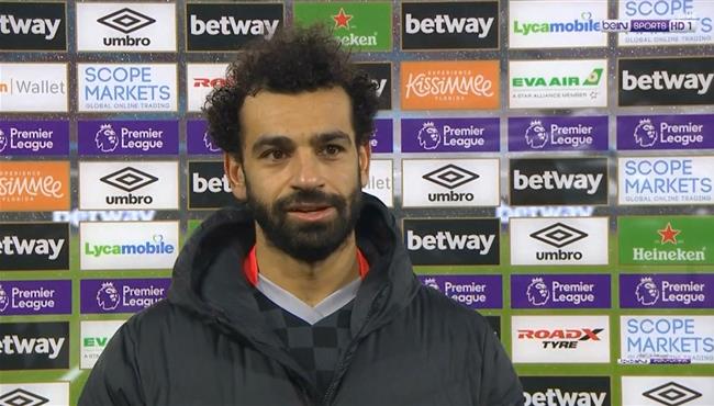 تصريحات محمد صلاح بعد مباراة ليفربول وست هام