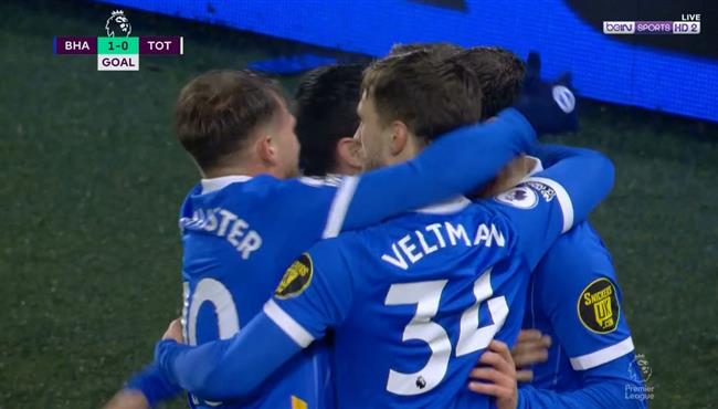 هدف فوز برايتون علي توتنهام 1 0 الدوري الانجليزي