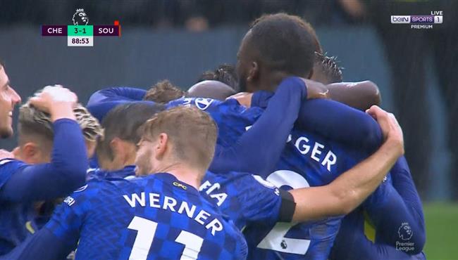 اهداف مباراة تشيلسي وساوثهامبتون 3 1 الدوري الانجليزي