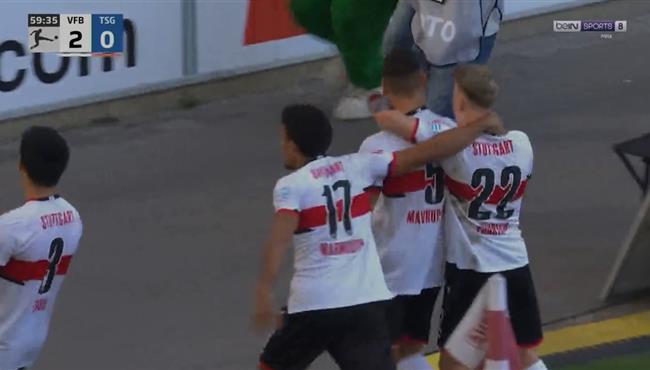 اهداف مباراة شتوتجارت وهوفنهايم 3 1 الدوري الالماني