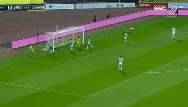 اهداف مباراة الطائي والتعاون 2 1 الدوري السعودي