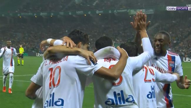 اهداف مباراة ليون وسانت ايتيان 1 1 الدوري الفرنسي