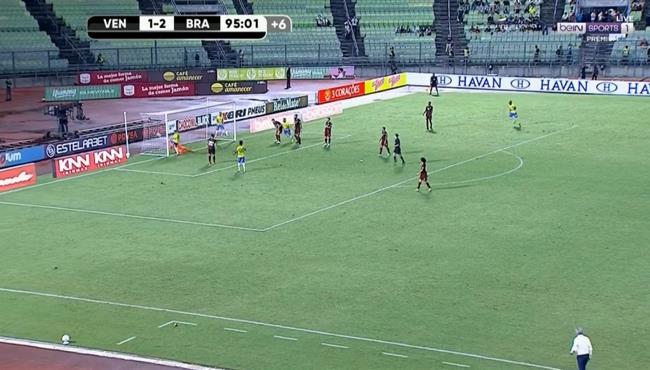 هدف البرازيل الثالث في مرمي فنزويلا 3 1 تصفيات كاس العالم