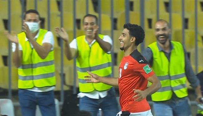 هدف عمر مرموش الرائع في مباراة مصر وليبيا بتصفيات كأس العالم