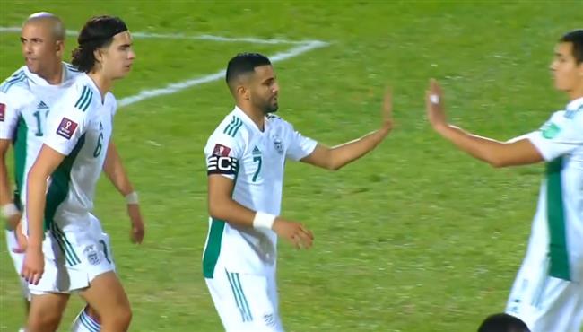 هدف رياض محرز الثاني في مرمي النيجر بتصفيات كاس العالم