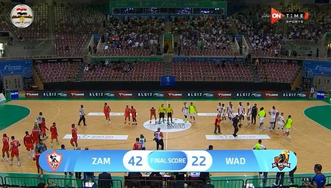 اهداف مباراة الزمالك والوحدة 42 22 كأس العالم للأندية لكرة اليد