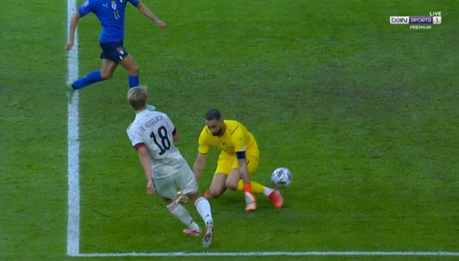 هدف بلجيكا في مرمي ايطاليا 1 2 دوري الامم الاوروبية